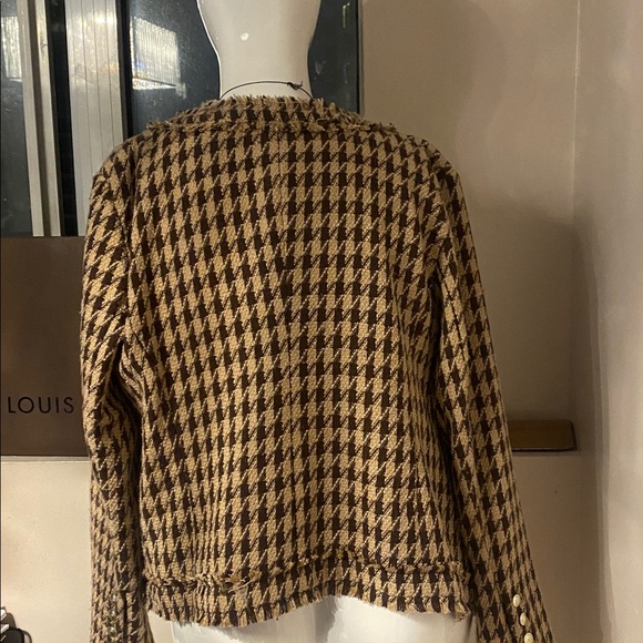 Women's tweed double breasted blazer XL - Picture 3 of 8